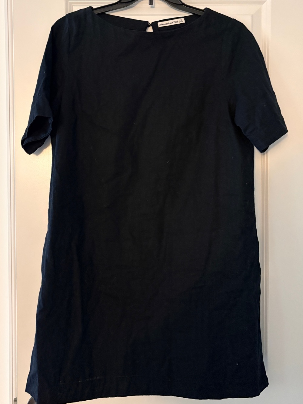Abercrombie & Fitch Black Short Sleeve Mini Dress